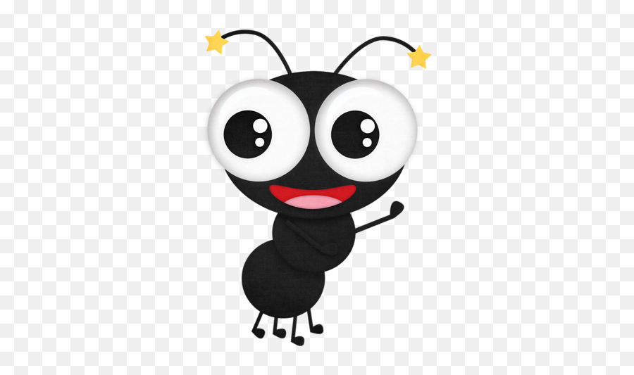 Pin Em Summer Clipart - Black Ant Cartoon Png Emoji,Apliques De Emotions Em Eva