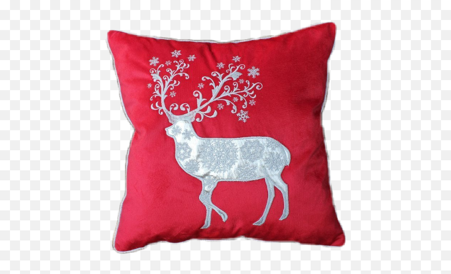 Pillow Reindeer Christmas Sticker - Decorative Emoji,Christmas Emoji Pillow