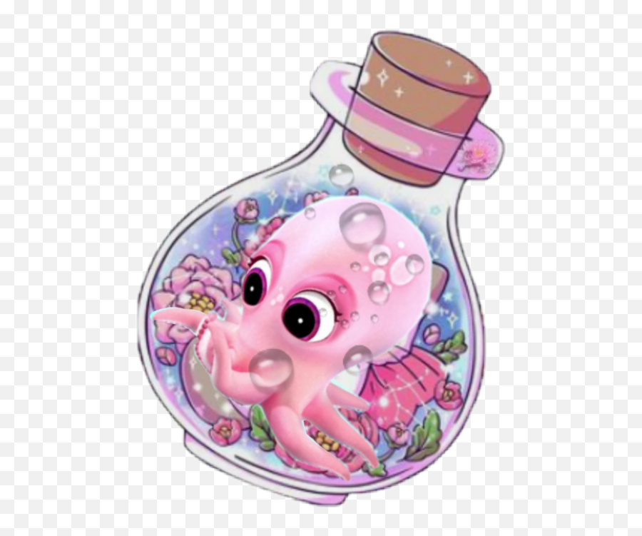 Octopus Sticker Challenge - Girly Emoji,Hockey Emoji Octopus