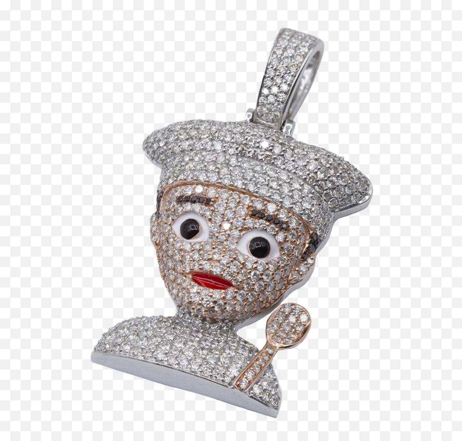 Emoji Chef Con Diamantes - Solid,Anillo Emoji