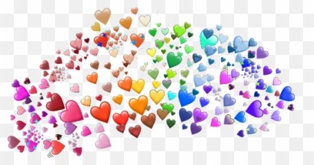 Heart Emoji Meme Transparent Background - Corações Emoji Meme Png,Emoji Meme