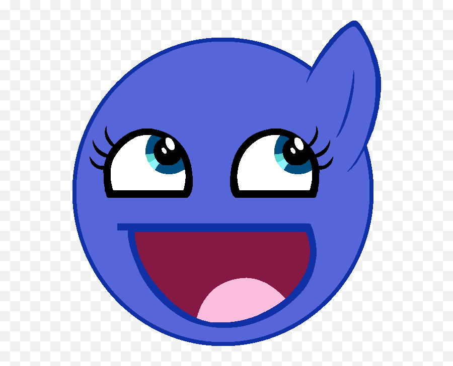 Download Hd Base Pony Awesome Face By Spiderblare - D678vba Mlp Base Face Deviantart Funny Emoji,Knife Emoticon Facebook