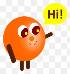 Download Hd This Free Icons Png Design Of Simple Character - Hi Character Emoji,Emoticon Simple Free