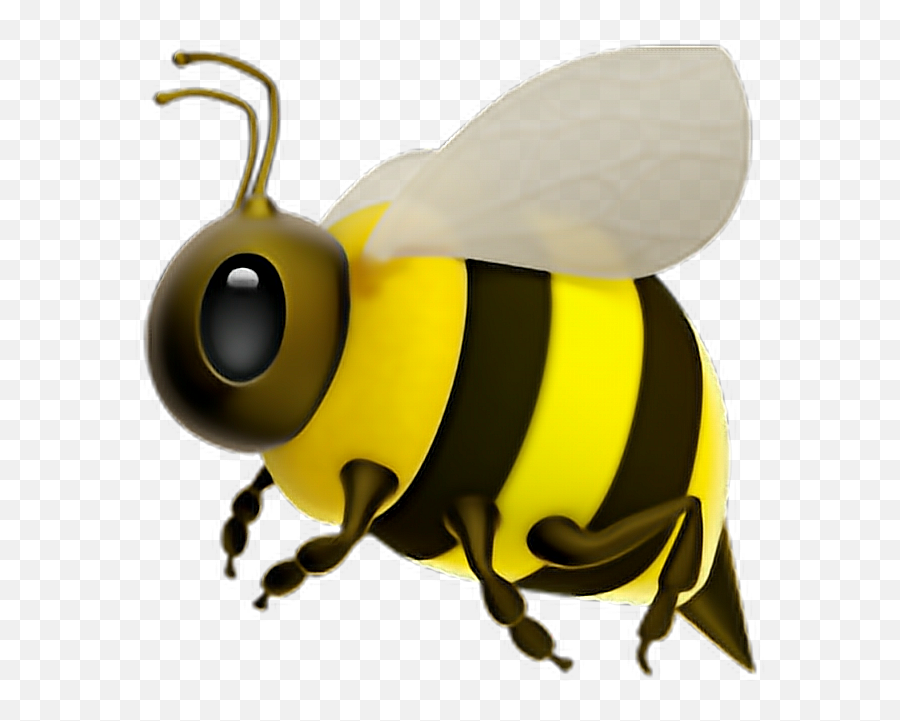 Bee Insect Emoji Emoticon Sticker - Bee Emoji Png,Facebook Emoticon Insect