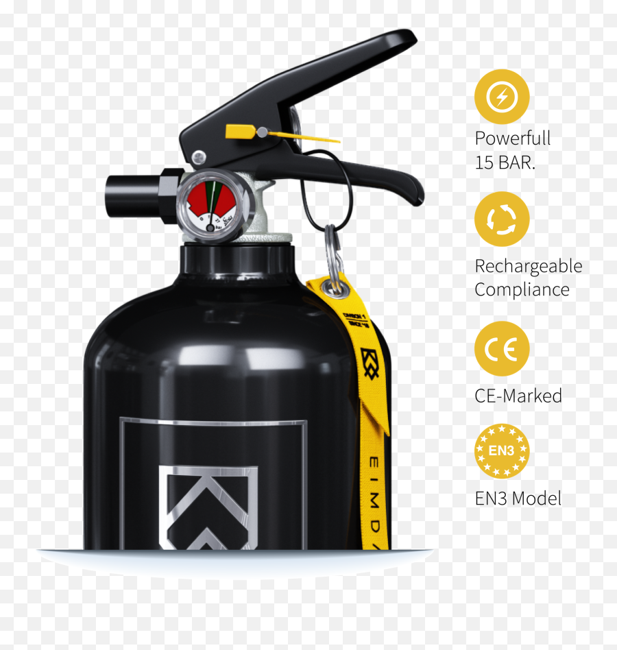 Cool Stylish Fire Extinguishers From - Eimdall Brandsläckare 2 Kg I Svart Emoji,Fire Extinguisher Emoji Iphone Large