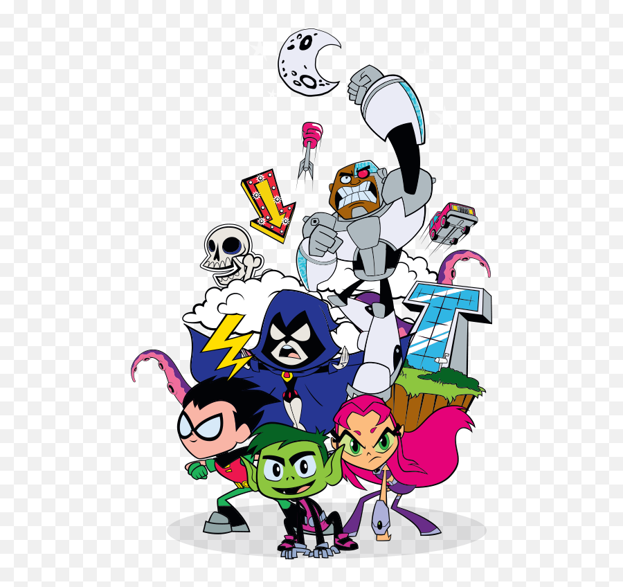 Download Teen Boy Starfire Beast Titans - Teen Titans Go Png Emoji,Teen Titans Emoticons