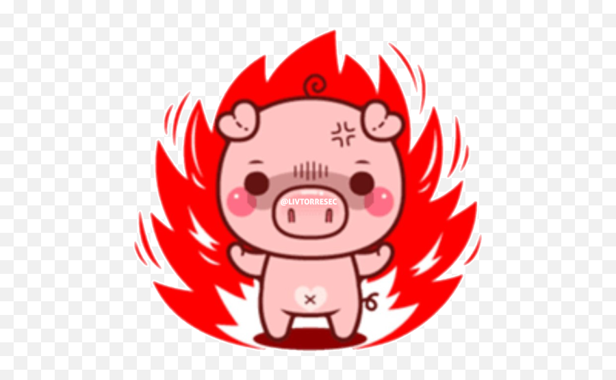 Sticker Maker - Pink Pig 2 Dot Emoji,Apple Emojis Pig
