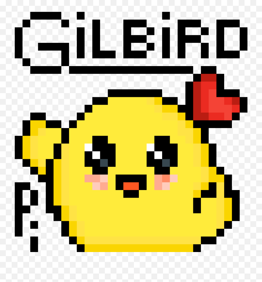 Pixilart - Pixel Text Bubble Heart Emoji,Gilbird Emoticon