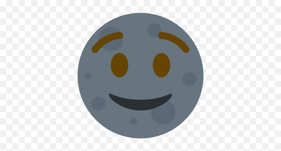 Emoji Remix On Twitter New Moon With Face - Happy,Emoji For Twitter