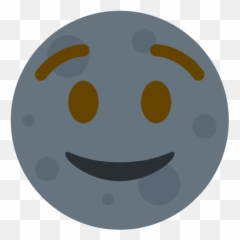 Emoji Remix On Twitter New Moon With Face - Happy,Emoji For Twitter