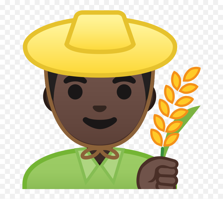 Filenoto Emoji Pie 1f468 1f3ff 200d 1f33esvg - Wikimedia Farmer Png Icon Clipart,Happy Cowboy Emoji
