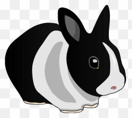 Friendly Rabbit Clipart - Transparent Background Bunnies Clipart Emoji,Rabbit Egg Emoji