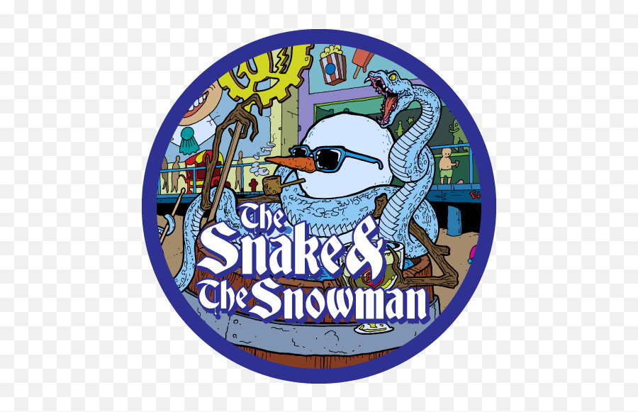 The Snake U0026 The Snowman Strangeways Brewing Exquisitely Emoji,Snowman Emotion Crafts