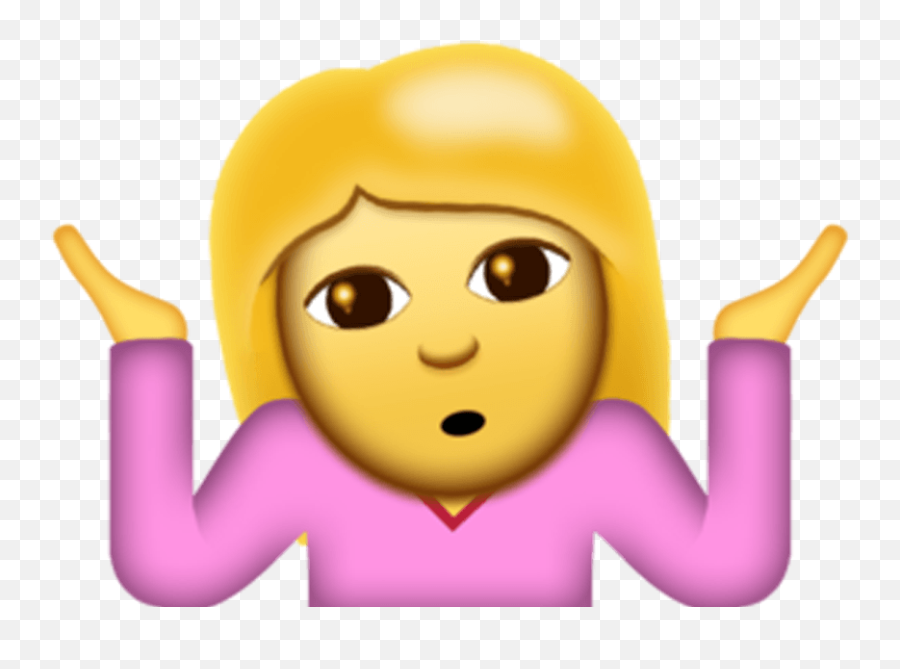 The Shrug Emoticon Gets The - Emoji No Me Importa,Shrug Emoji