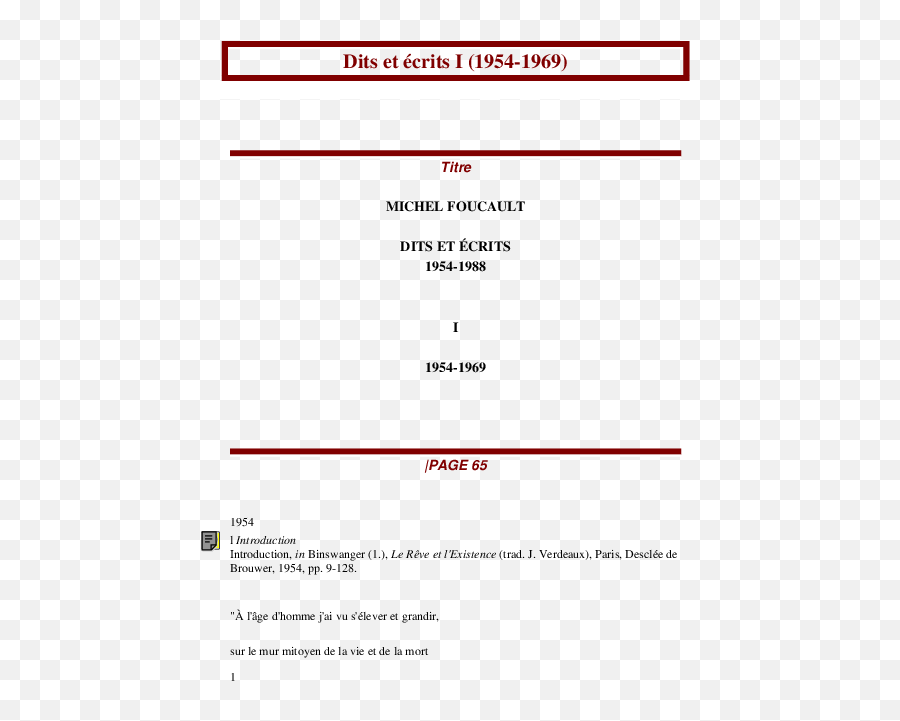Pdf Foucault Michel Dits Et Écrits I 1954 - 1969 Emoji,Les Sorciers Prennent Nos Emotions
