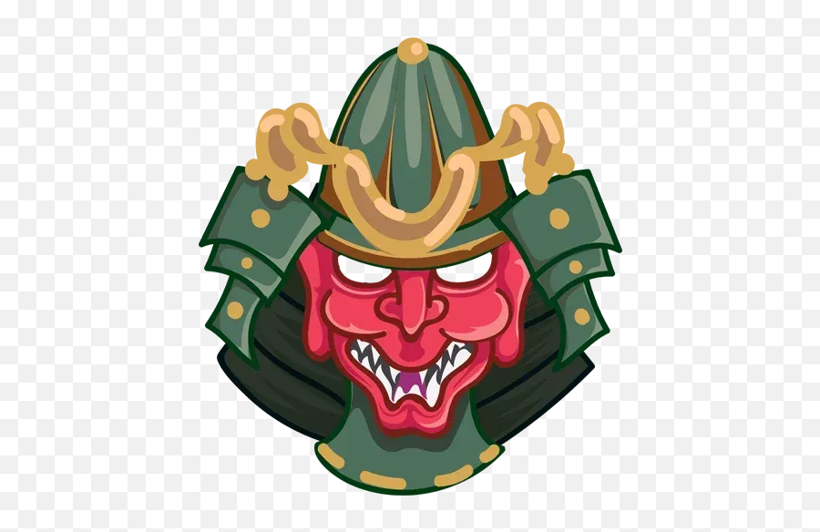 The Art Of War Masks Sticker Pack - Stickers Cloud Emoji,I Cant Put Emojis On Clash Of Clans