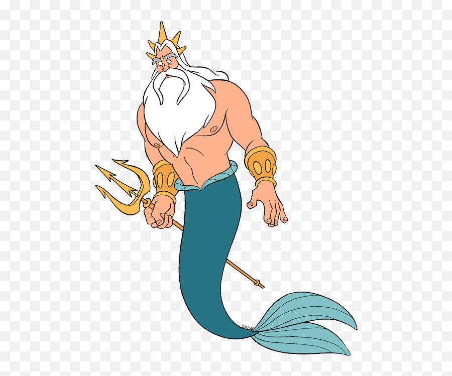 King Triton Trident Png Free Download - Cartoon Clipart Emoji,Gold Trident Emoji