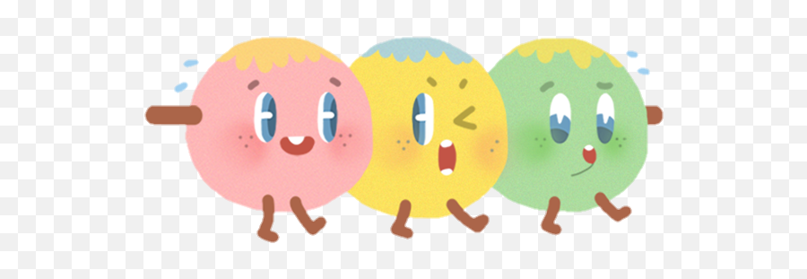Colorful Cute Cartoon Food Sticker - Happy Emoji,Marshmallow Emoji