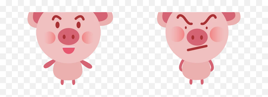 Pink Cartoon Pig Element Emoticon Icon - Big Emoji,Piggy Emoticons