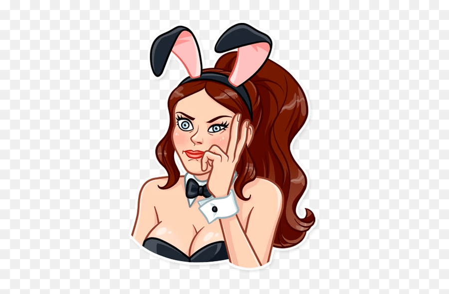 Stikets Playgirl Playboy Sticker By - For Women Emoji,Playgirl Emoji