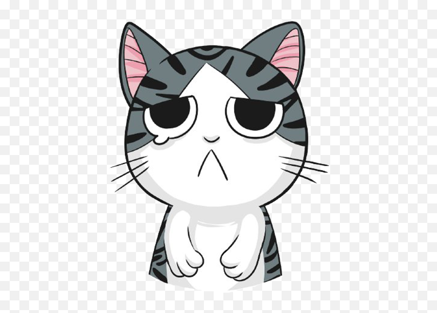 Sad Cat Clipart Free Transparent Png - Sad Cat Face Cartoon Emoji,Sad Cat Emoji