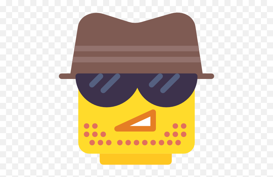 People Emoticon Detective Agent Lego Person Interface Icon - Icon Emoji,Detective Hat Emoji