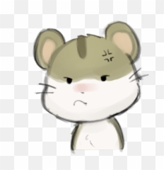 Emoticons - Hamster Angry Draw Emoji,Hamster Emoji