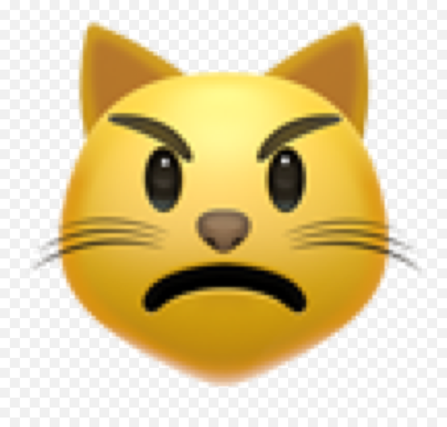 Emoji Emojicat Smiley Smail Sticker By - Angry Cat Emoji Png,Hate Emoji