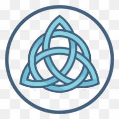 Triquetra Book Of Shadows Celtic Knot - Celtic Easy Stained Glass Patterns Emoji,Triquetra Emoji