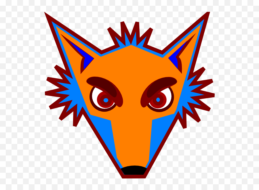Red Fox Head Cartoon - Clip Art Library Cartoon Red Fox Head Emoji,Red Fox Emoticon