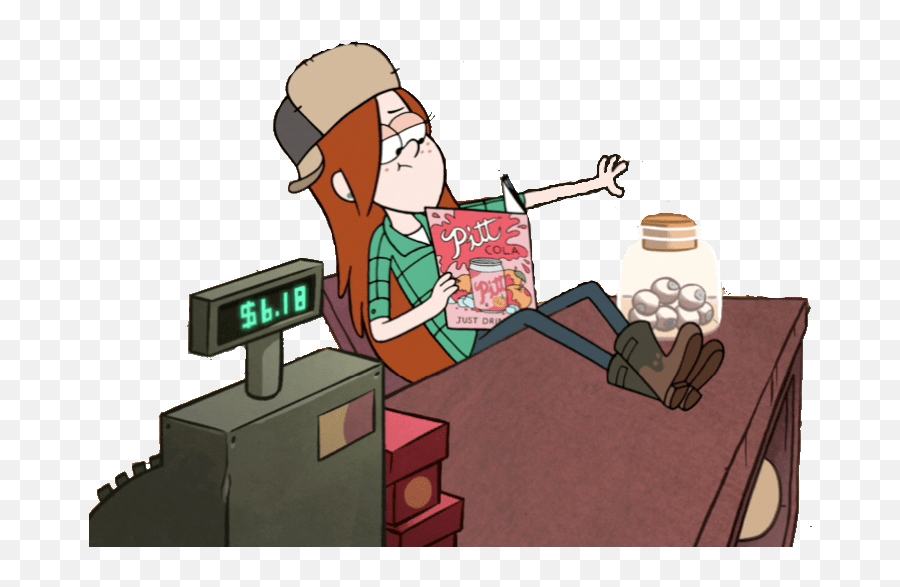 Gravity Falls 101 U2013 Tourist Trapped My Tv My - Gravity Falls Stickers Wendy Emoji,I'm Trapped In A Glass Case Of Emotion