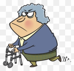 Old Lady Was Sitting In Front Of The - Velha Png Emoji,Emoji For Old Lady