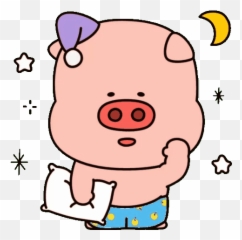 556x556 Cerditos Puerquitos Animales - Pig Good Night Gif Emoji,Kakaotalk Emoticon No Sound