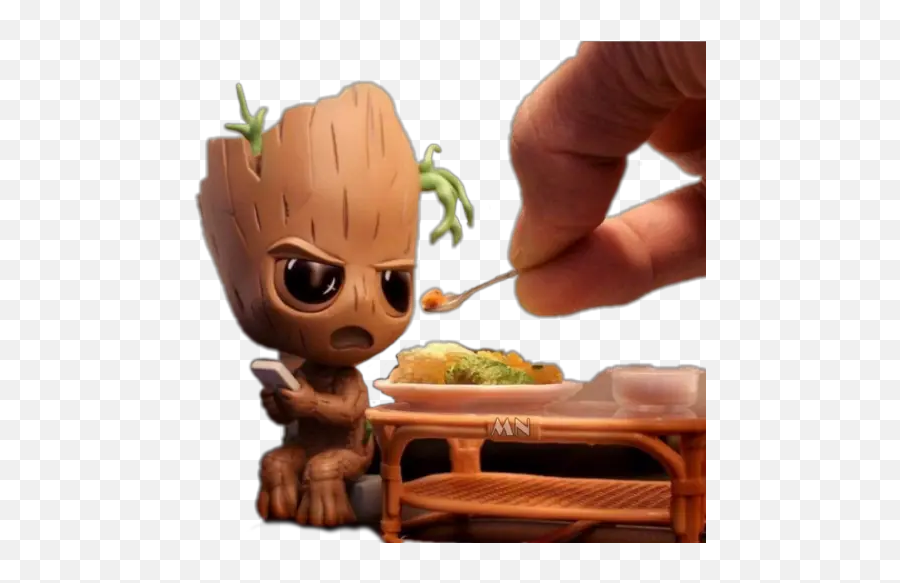 Groot Stickers Para Whatsapp - Figurinhas Do Groot Whatsapp Emoji,Groot Emoji