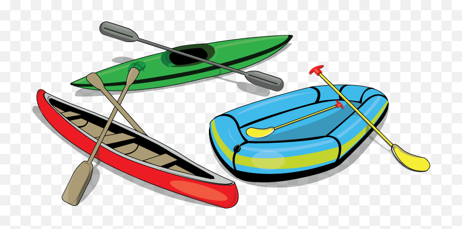 Kayak Clipart Watersports Kayak - Kayak Vs Canoe Vs Raft Emoji,Canoe Emoji