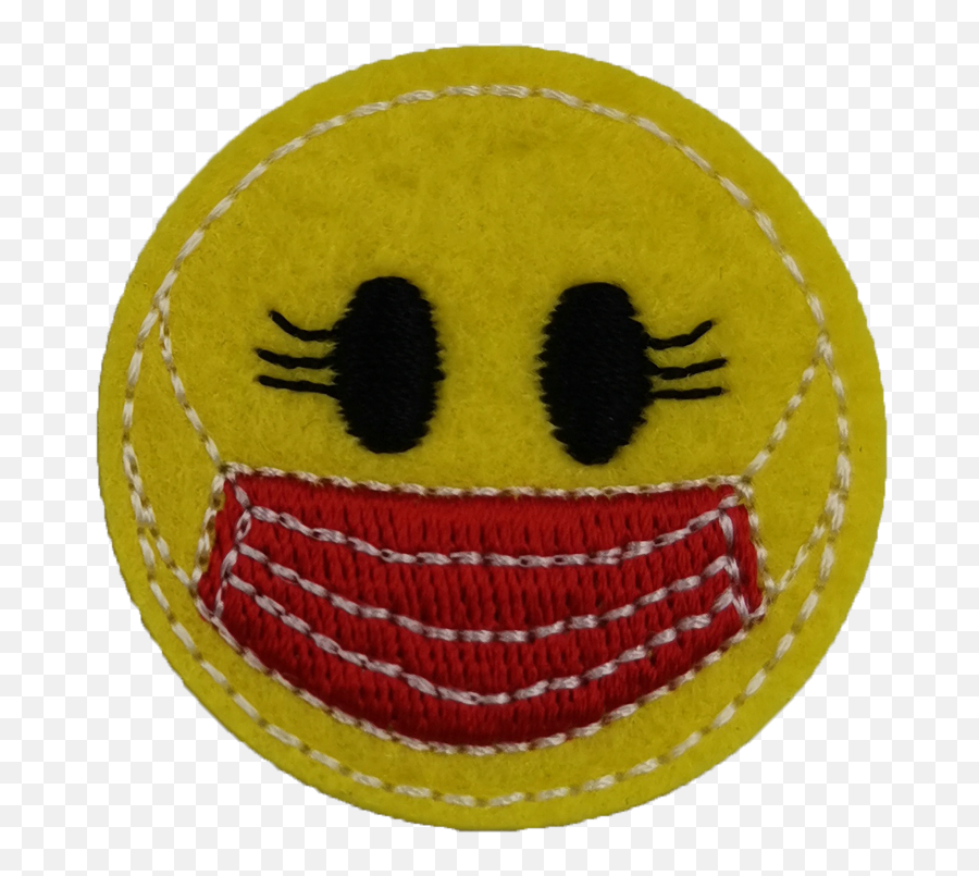 China Smile Patch China Smile Patch - Red And White Circle Emoji,Pimple Emoticon