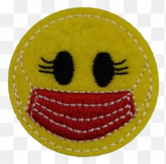 China Smile Patch China Smile Patch - Red And White Circle Emoji,Pimple Emoticon