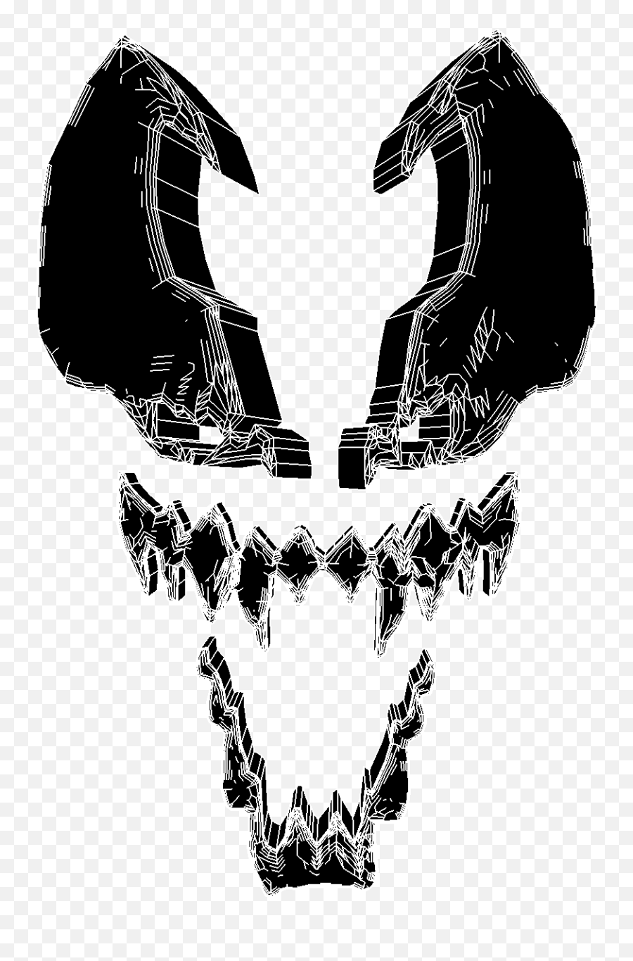 Download Font Logo Venom Wallpaper - Bladee Venom Logo Emoji,Venom Emoticon