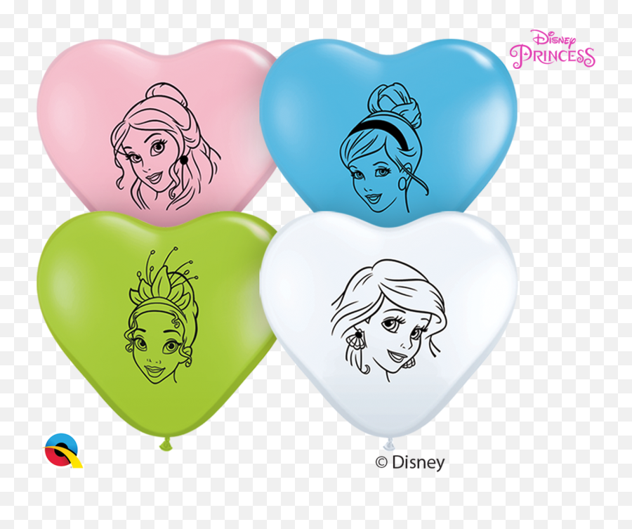 6q Disney Princessheart Latex Assortment Print 100 Count Emoji,Queen Emoji Wallpaper