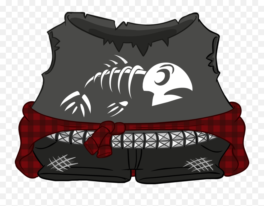 Punk Fluffy Outfit Club Penguin Wiki Fandom - For Adult Emoji,Punk Rock Emojis