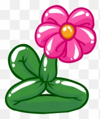 Balloon Flower Hat - Flower Balloon Png Emoji,Flower Emojis Names
