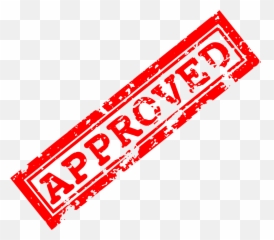 5 Red Green Approved Stamp Png Transparent Onlygfxcom - Dot Emoji,Rubber Stamps Emoticons