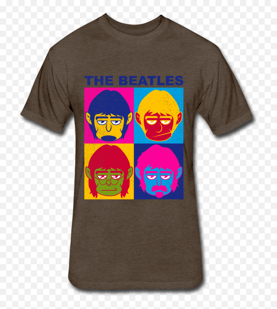 Fitted T Emoji,Emoticon Beatles