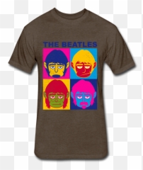 Fitted T Emoji,Emoticon Beatles
