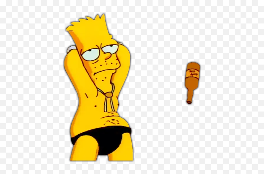 Bart Stripper Stickers Para Whatsapp - Sticker Striper Whatsapp Emoji,Strippers Emojis