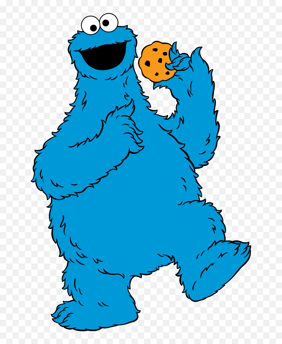 Cookie Monster Clip Art - Clipart Cookie Monster Transparent Emoji,Cookie Monster Emoji