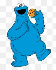 Cookie Monster Clip Art - Clipart Cookie Monster Transparent Emoji,Cookie Monster Emoji