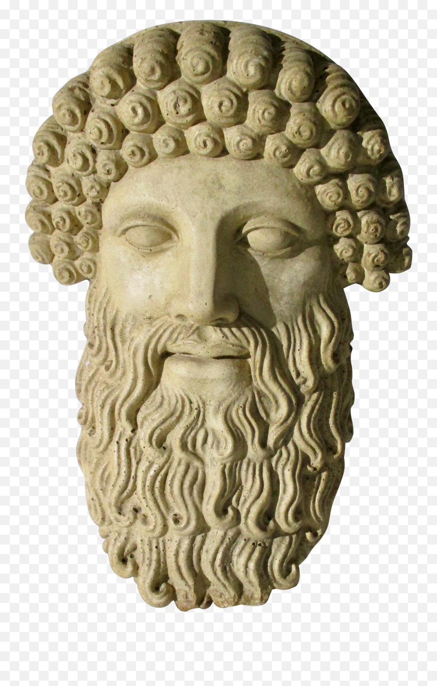 Greek Garden Sculpture Of Zeus - Artifact Emoji,Greek Sculptural Style Lots Of Emotion