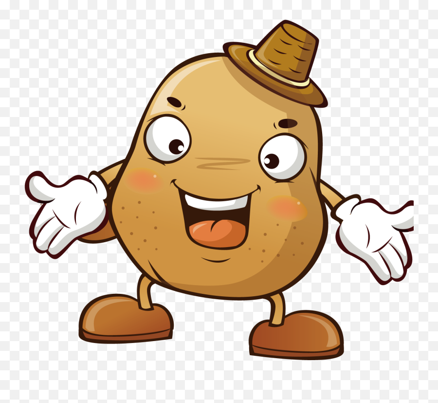 Interesting - Potato Cartoon Png Emoji,Baked Potato Emoticon