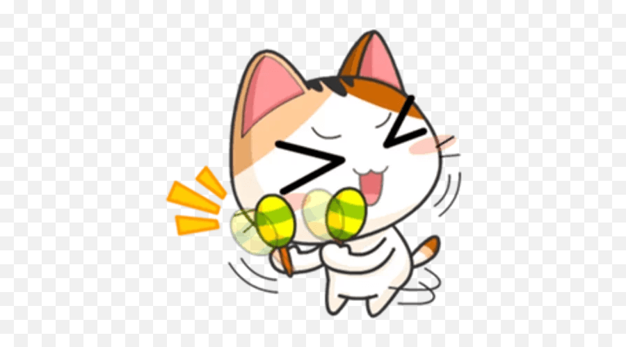 Japanese Kitty - Telegram Sticker Gojill The Meow Animated V 2 Emoji,Japanese Emoticons Kitty